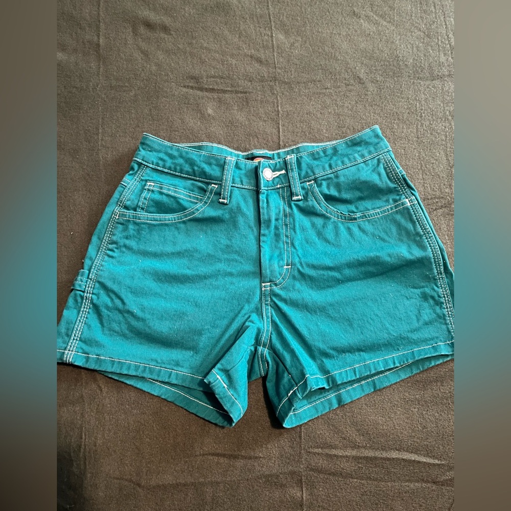 Dickies Teal Cargo Shorts